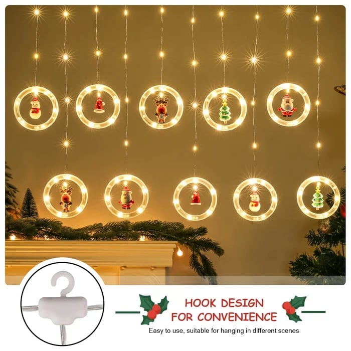 (🎅Early Christmas Sale-49% OFF) Christmas Decor Ring Lights