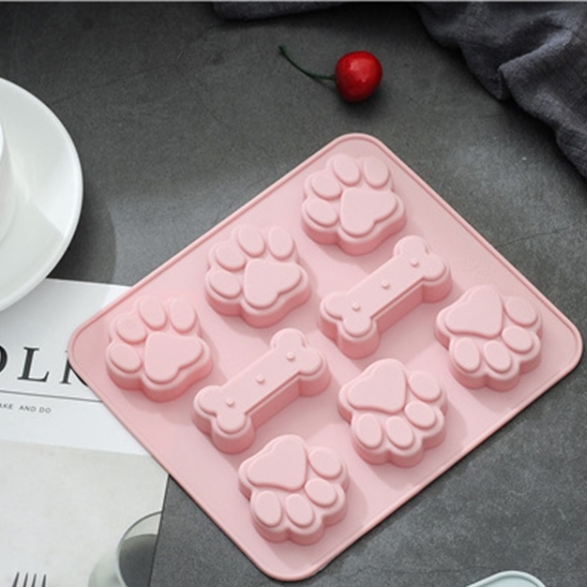 <strong>🏖️Summer Sale - 50% OFF</strong> 🐾Paw & 🦴Bone Silicone Dessert Molds