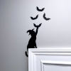 (Last Day Promotion - 50% OFF) Witch Cat Halloween Door Corner Decor