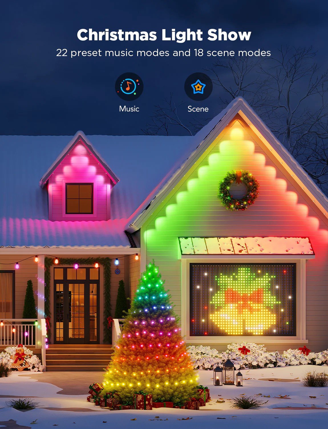 🎅 Early Christmas Sale 49% OFF - Smart Rainbow LED Permanent Outdoor Light🎁