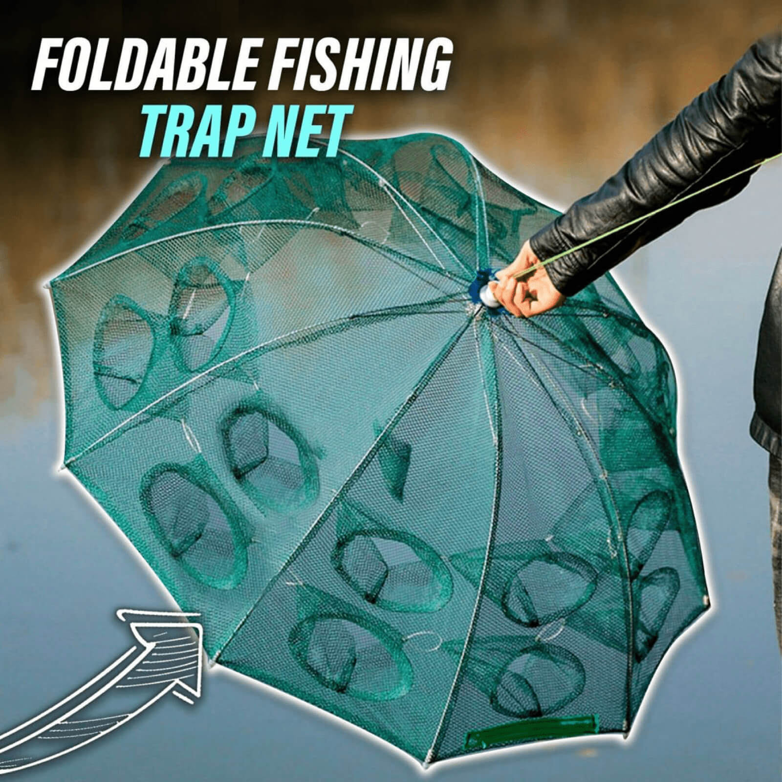 🔥Last Day Promotion 50% OFF🔥Automatic Foldable Strengthened Fish Catcher