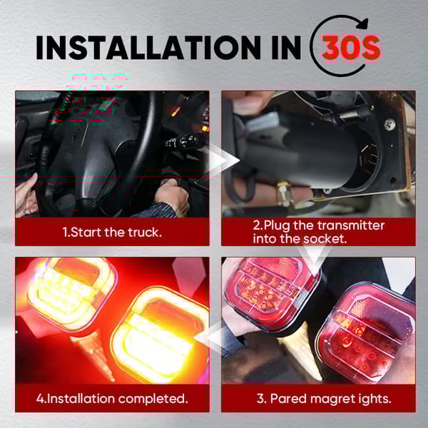⚡Wireless Trailer Lights