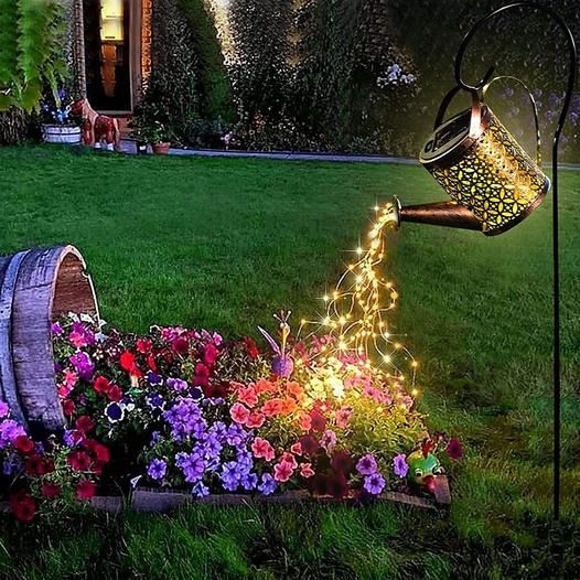 （💋DISCOUNTS ONLY TODAY - 50% OFF）Solar Glowing Fairy Watering Can Light