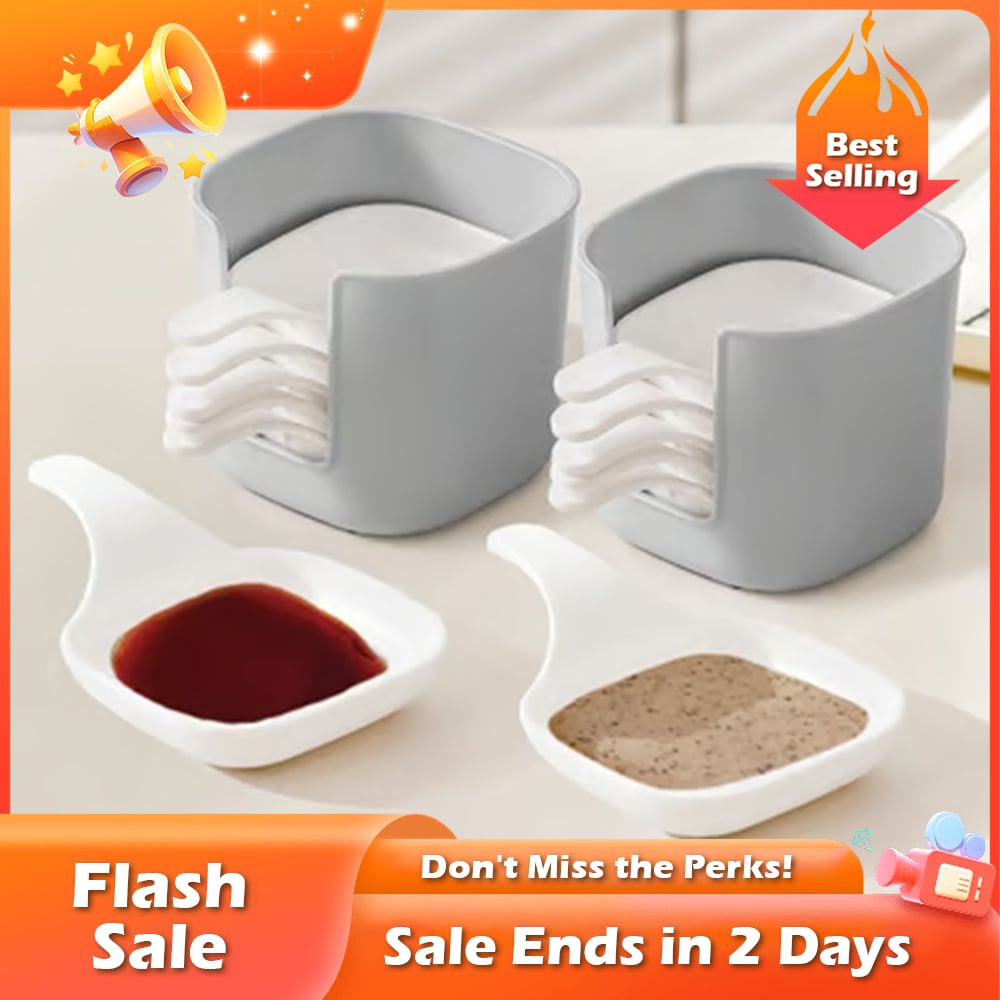 💥LAST DAY SALE 50% OFF💥Dipping Sauce Plate & Holder Set