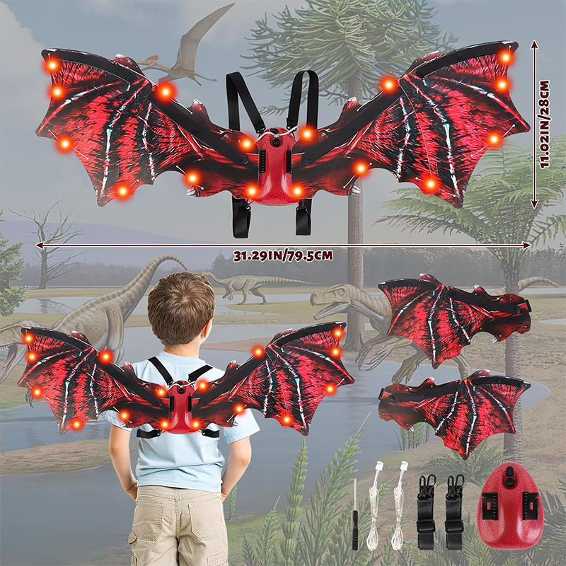 (🎉Last Day Promotion 50% OFF) Girls Electrical Butterfly Wings With Lights Glowing