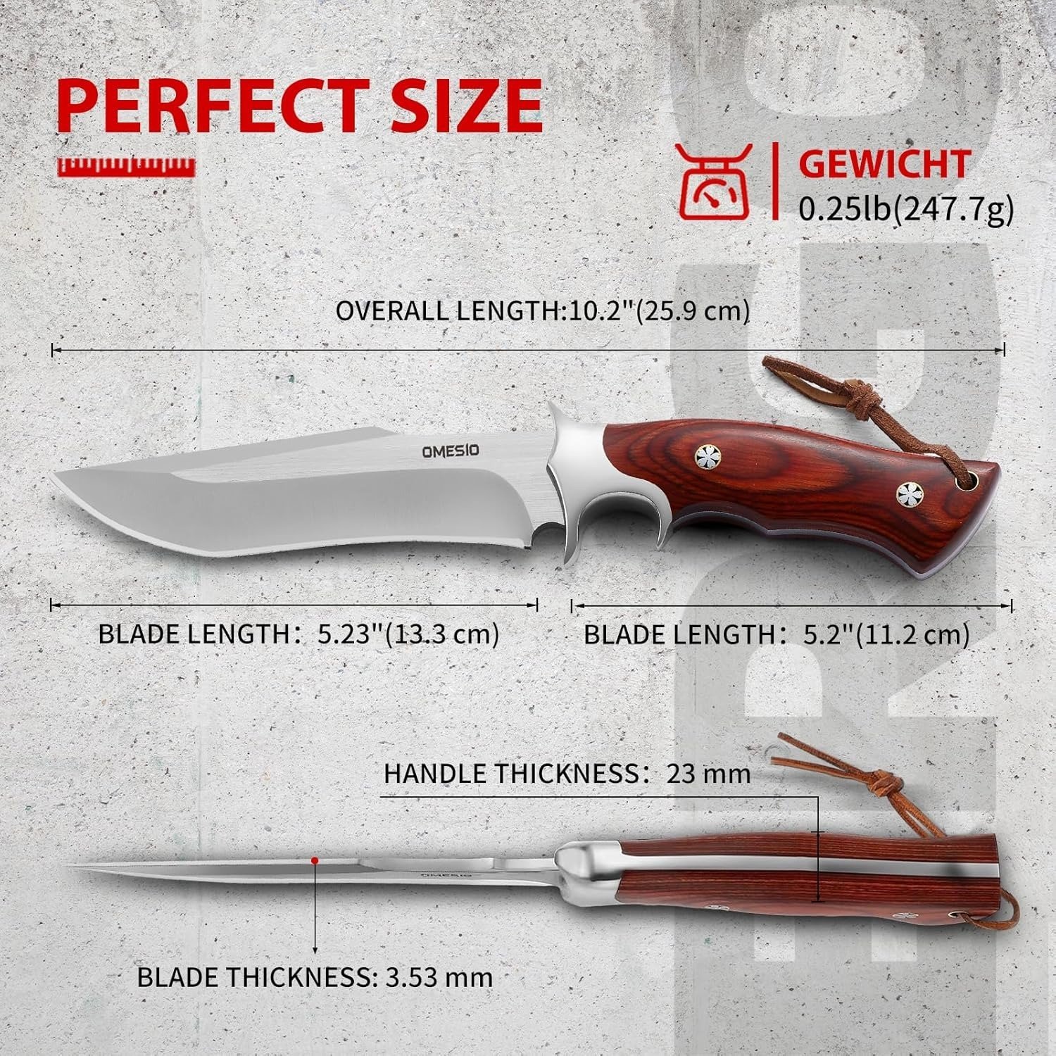 ⚔ M390 Broken Generals Straight Knife