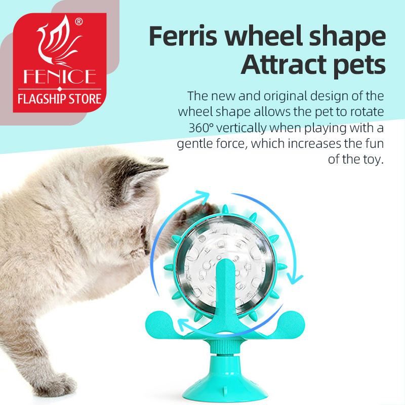 🔥Last Day Promotion 50% OFF🔥Fun Pet Windmill Feeding Dispenser(BUY 2 GET FREE SHIPPING NOW)