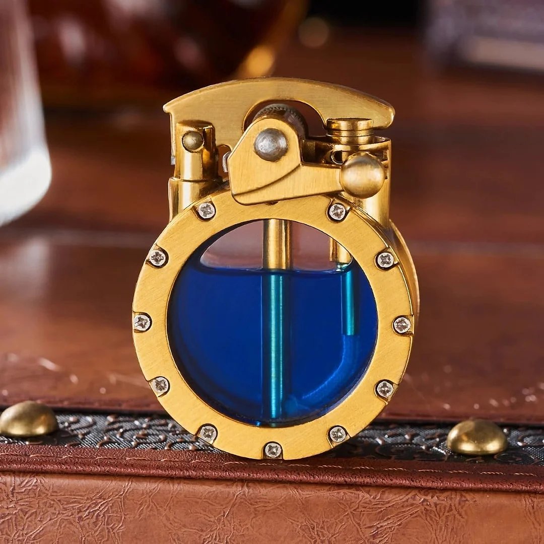 🔥Letzter Tag 61% RABATT 🎁Vintage Transparentes Trench-Kerosin-Antik-Steampunk-Feuerzeug