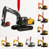 🌲Christmas Gift--Heavy Equipment Advent Calendar 2025 · 24 Die-cast Machines