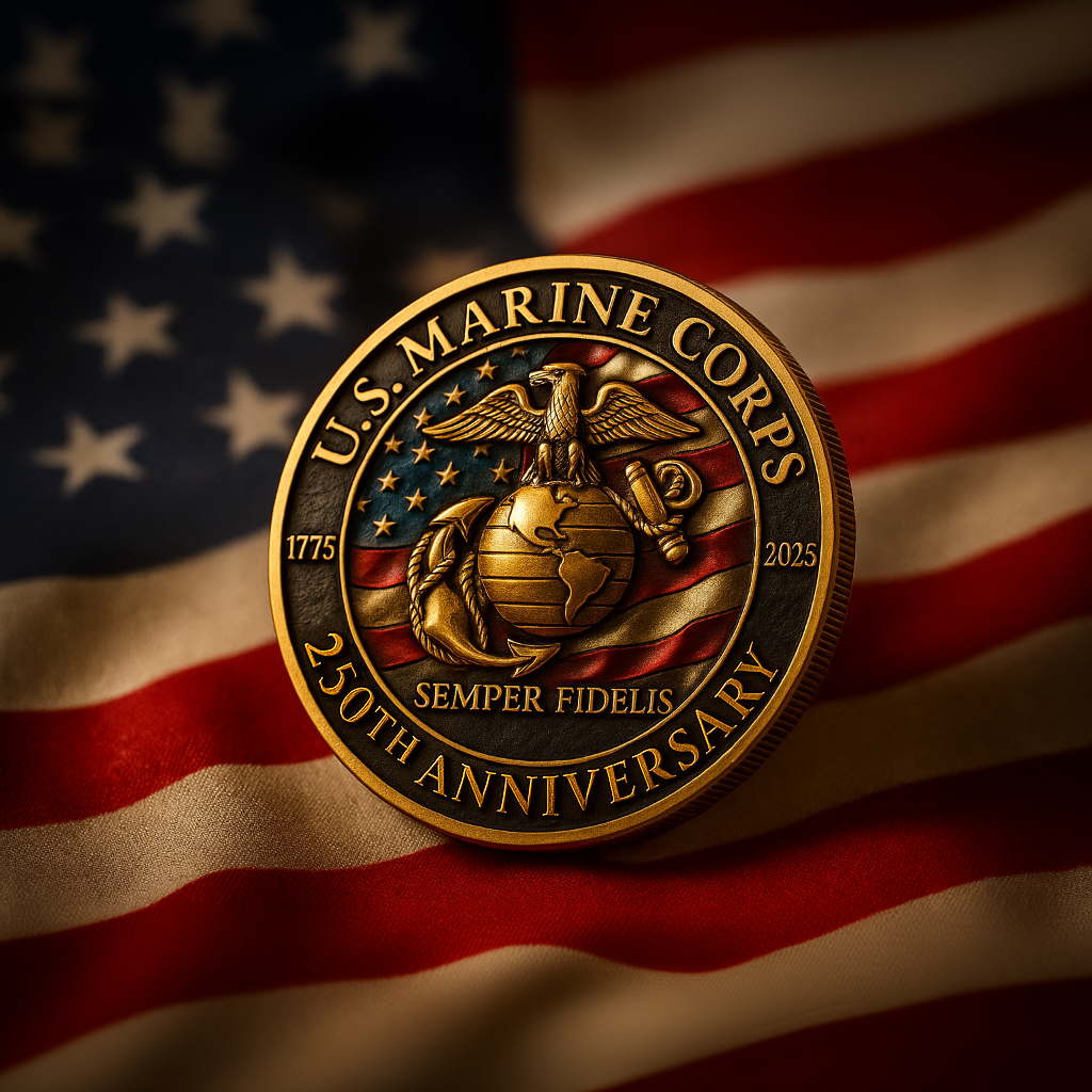 U.S. Navy Veterans Tribute Coin – 250 Years of Service