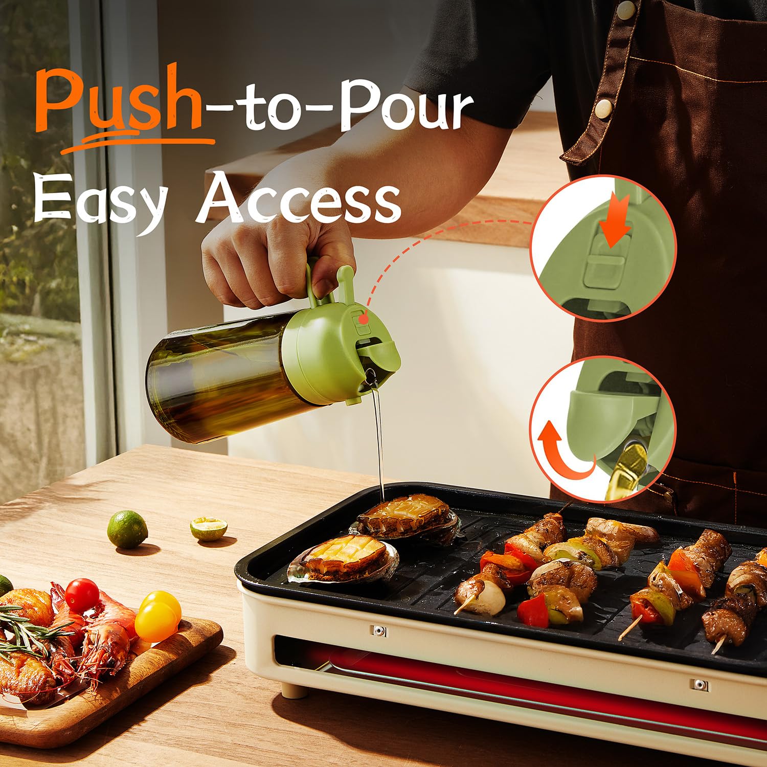 🔥Last Day Promotion 70% OFF🔥16oz Light-Blocking Tinted Olive Oil Dispenser
