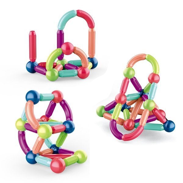 🔥The Hottet Educational Toy Ever - Magnetic Balls and Rods Building Blocks, BUY 2 FREE SHIPPING