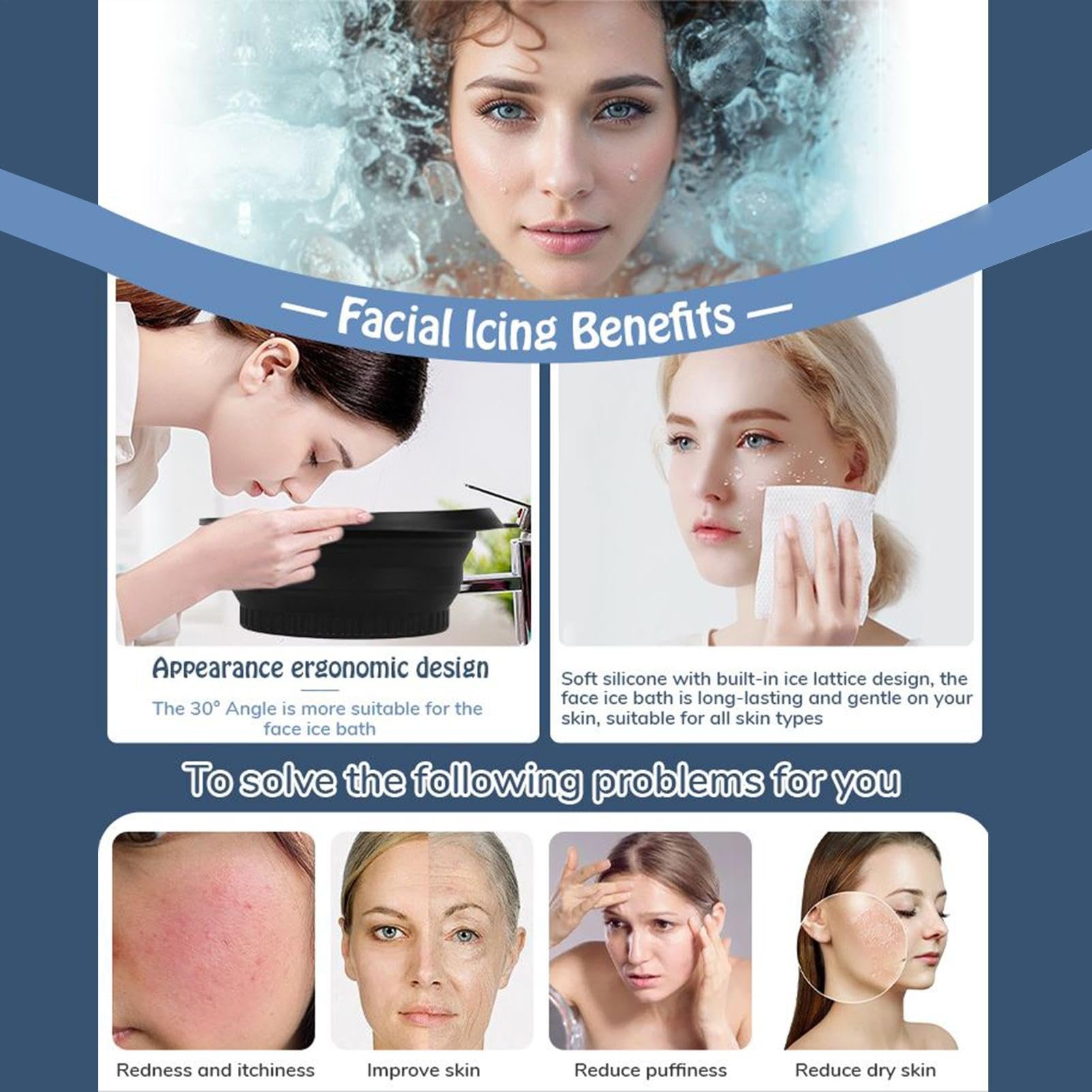 Face Ice Bath Bowl