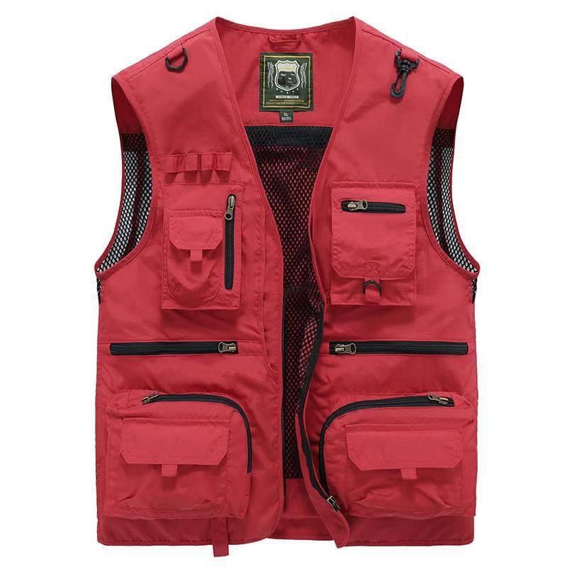 (🔥Last Day Promotion 50% OFF) Breathable Mesh Zip Cargo Vest - Buy 2 Get Extra 10% OFF & Free Shipping