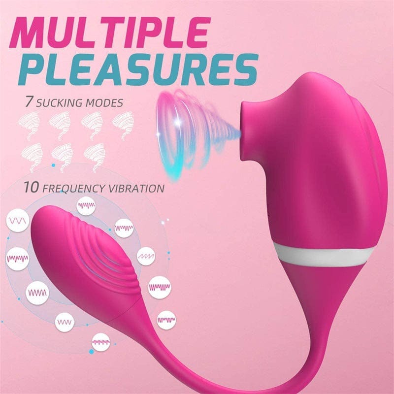 Sucking and Vibration Mini Bullet Egg
