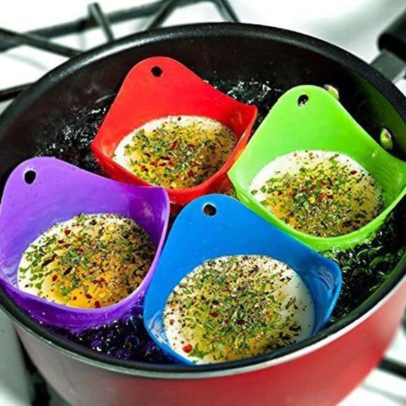 ⛄Early New Year Hot Sale 50% OFF⛄-Silicone Egg Poacher (4 Pcs）