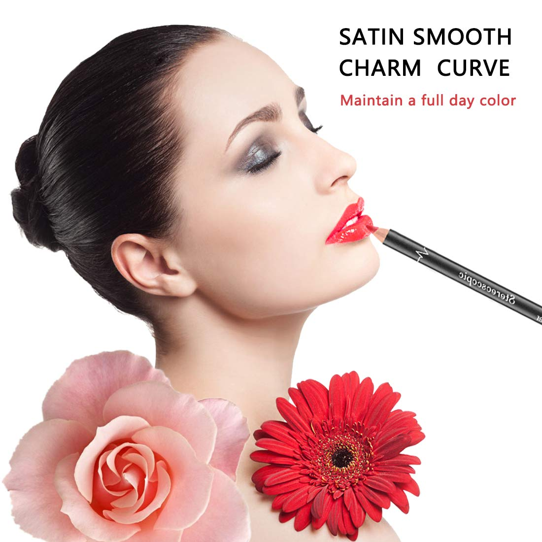 (🔥Last Day Promotion - 48% OFF) 12 Colors Lip Liner Pencil Waterproof Non-marking🔥👍Buy 2 Free Shipping