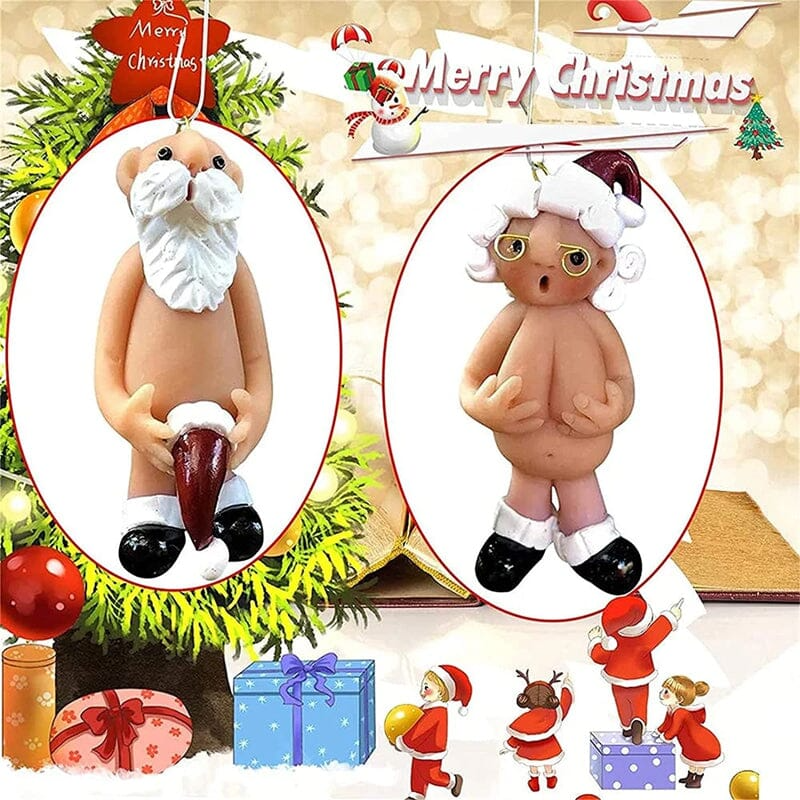 🔥Christmas Pre Sale 50% OFF🔥2 Pieces/Set Christmas Funny Naked Santa Claus