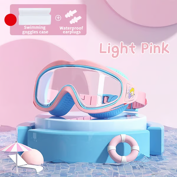 【💥2025 New Arrival💥】🎉HD children's large frame waterproof and anti-fog swimming goggles