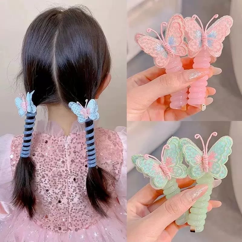 ⏰LAST DAY SALE 50% OFF🎀Butterfly Telephone Wire Hair Bands