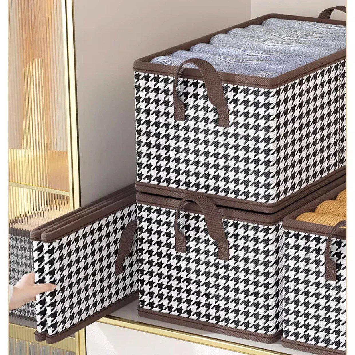🏆Faltbarer Jeans-Organizer für den Schrank