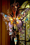 (😍LAST DAY SALE-79% OFF)Vintage Style Stained Glass Butterfly Lamp(Buy 2 Free Shipping)