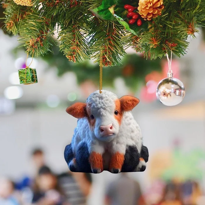 (🎄EARLY CHRISTMAS SALE - 50% OFF) 🎁Cartoon Cow Decorative Ornament