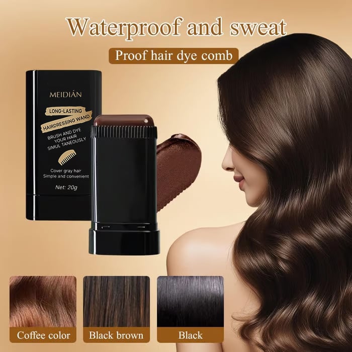 🔥Last Sale 50% OFF👍🏻Portable Hair Dye Comb for Gray Hair Coverage-Buy 2 Get 1 FREE