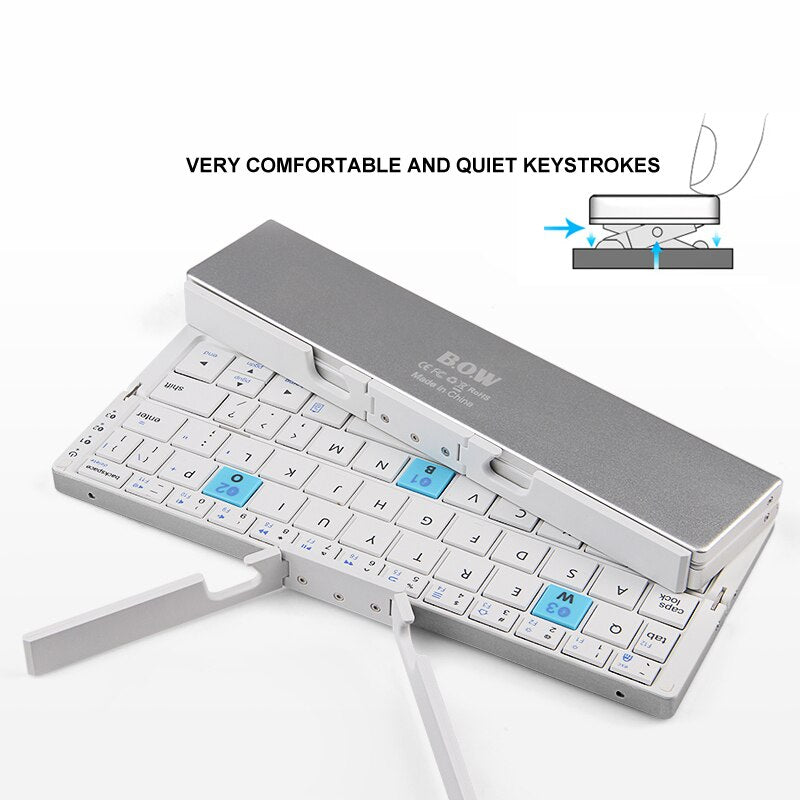🌲CHRISTMAS HOT SALE🎁Bluetooth Folding Mini Keyboard-FREE SHIPPING