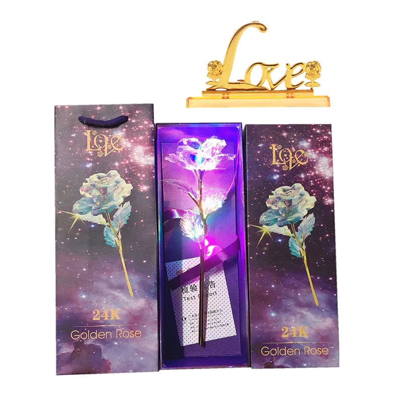 ✨Last Day Promotion - 70% OFF🎁🎄A lovely GIFT! 💐Colorful Crystal Rose