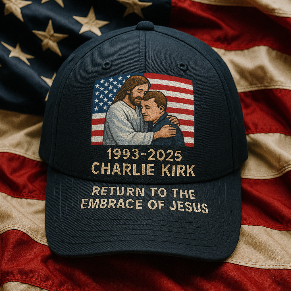 🙏60% OFF For Charlie's Fans - 🎗️🕊️Charlie Kirk Embrace Jesus Memorial Hat