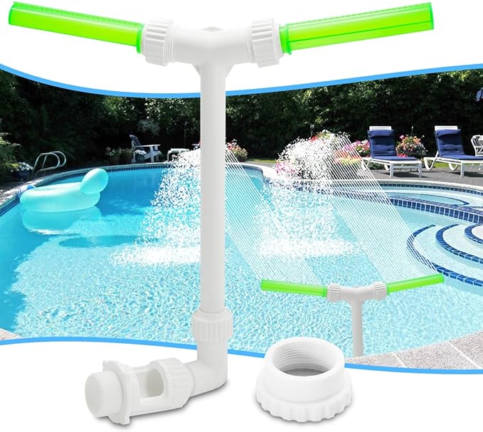 ⏰50% OFF ONLY TODAY🌊Pool Fountain Sprayer With 7 Color Changing Night Lights