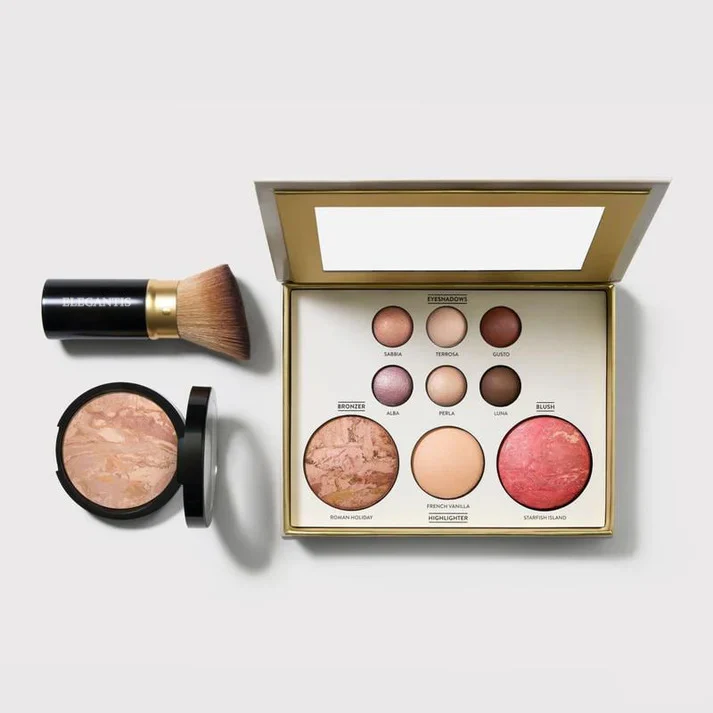 🔥 💄Baked Starter Kit (3PC) | Full Face Palette + Foundation + 🖌️Kabuki Brush✈️ Buy 2 Get Free Shipping