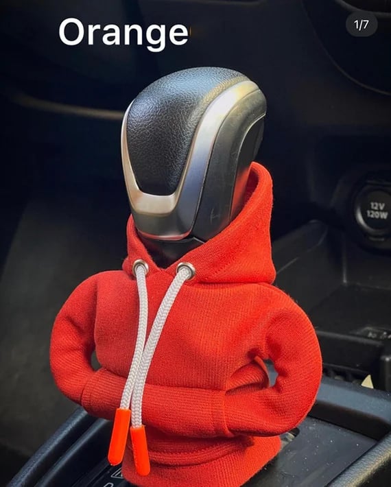 (🌲Early Christmas Sale- SAVE 48% OFF) Hoodie Car Gear Shift Cover - Buy 3 Get 3 Free & Free Shipping
