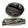 flying eagle with pocket knife belt buckle