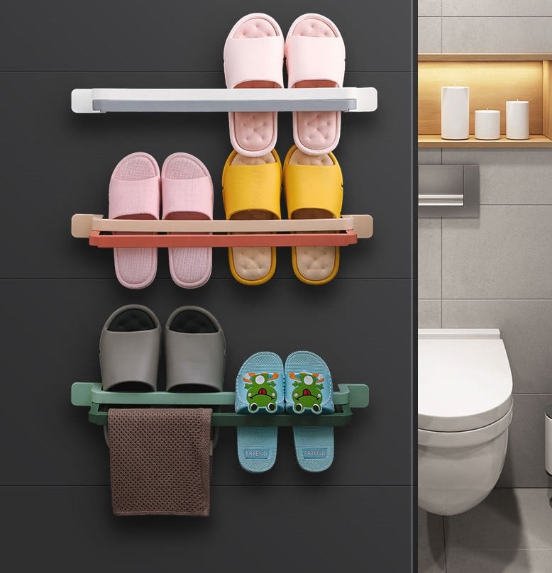 Toilet Indoor Slipper Rack Storage