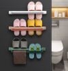 Toilet Indoor Slipper Rack Storage