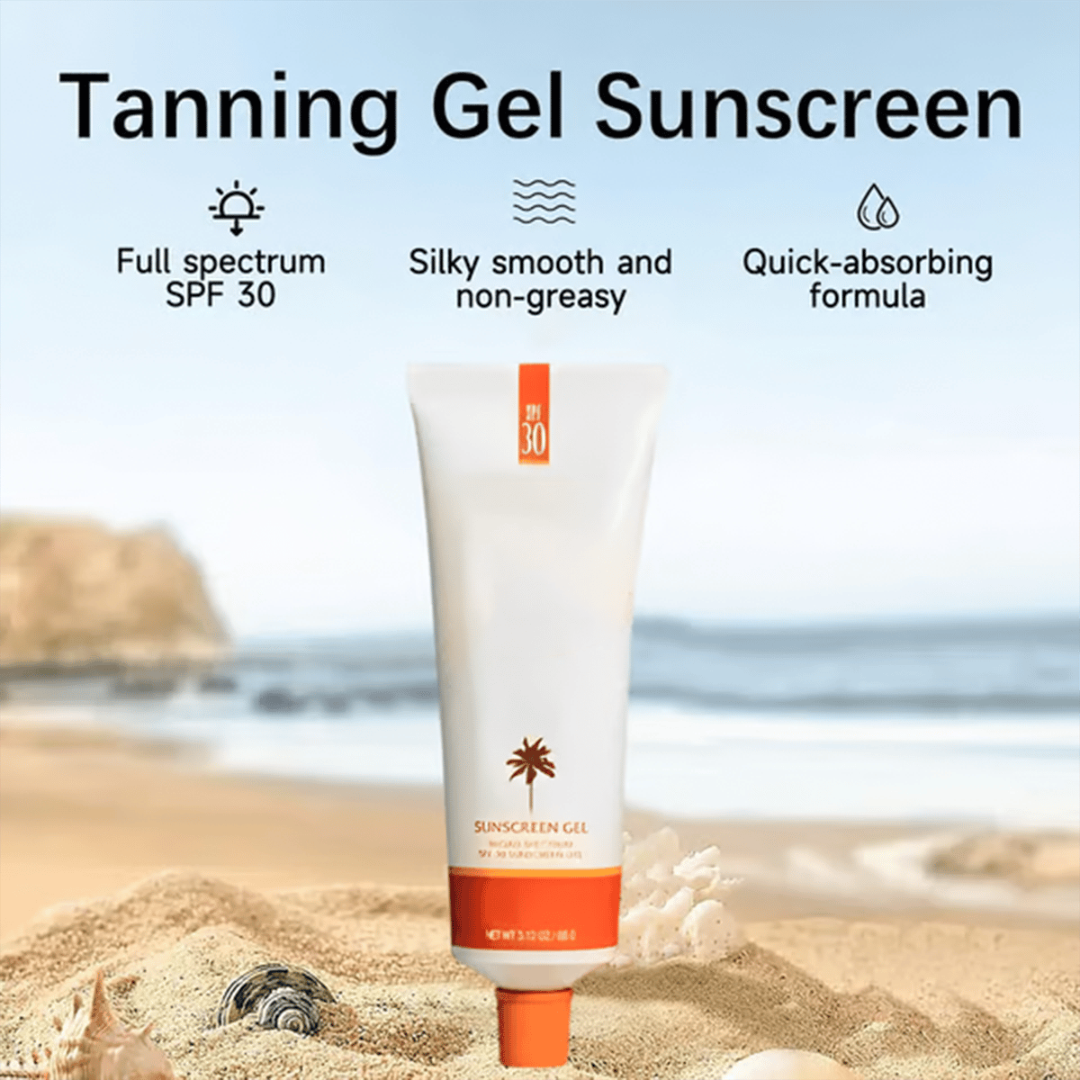 🔥Last Day Promotion 70% OFF🔥Orange Tanning Gel SPF30+⚡BUY 2 GET 1 FREE