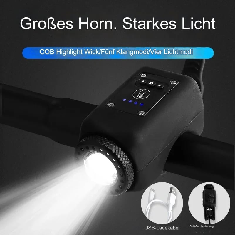 ✨Letzter Tag 49 % Rabatt🔥 Elektronische Hupenklingel für Mountainbikes