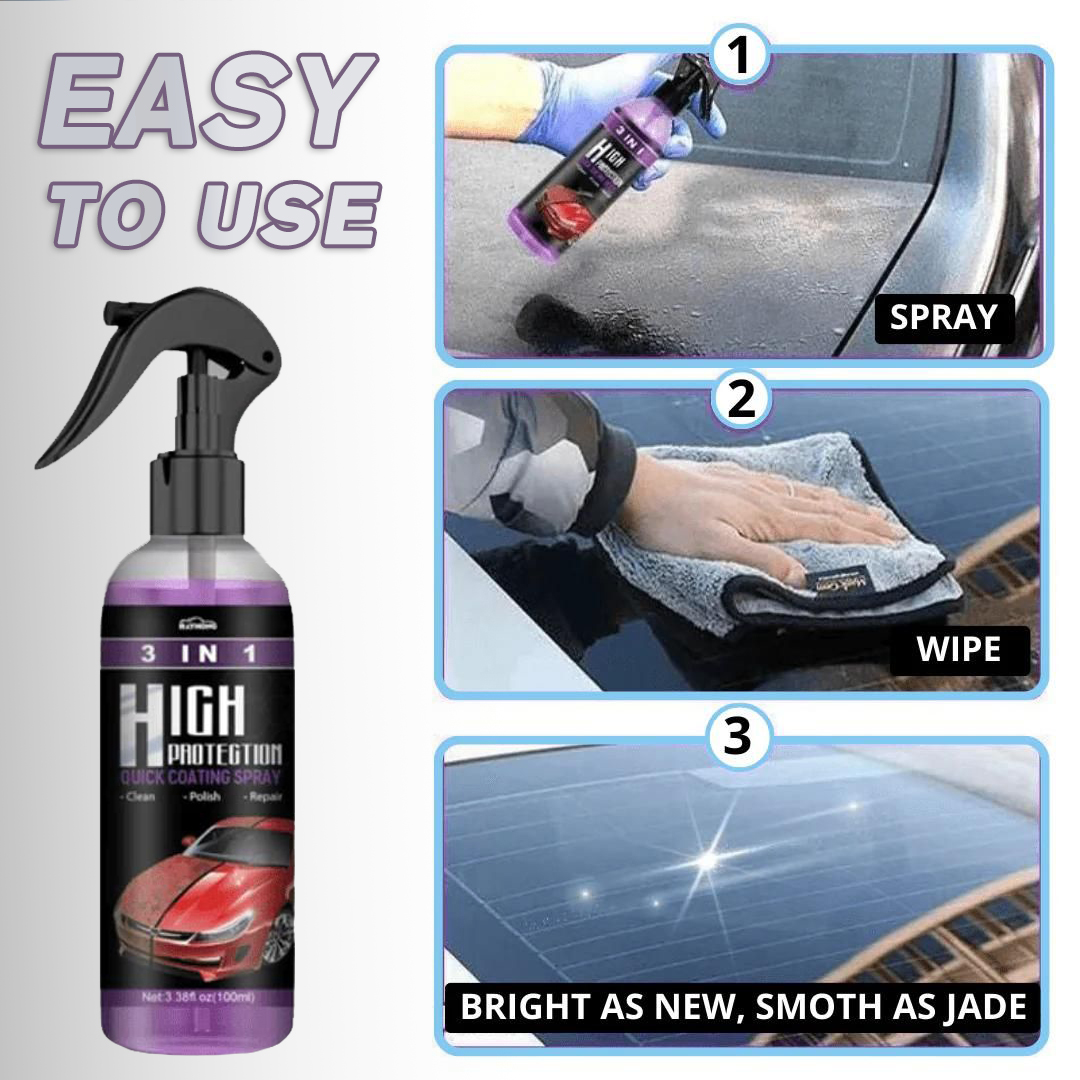 3 In 1 High Protection Quick Car Coating Spray