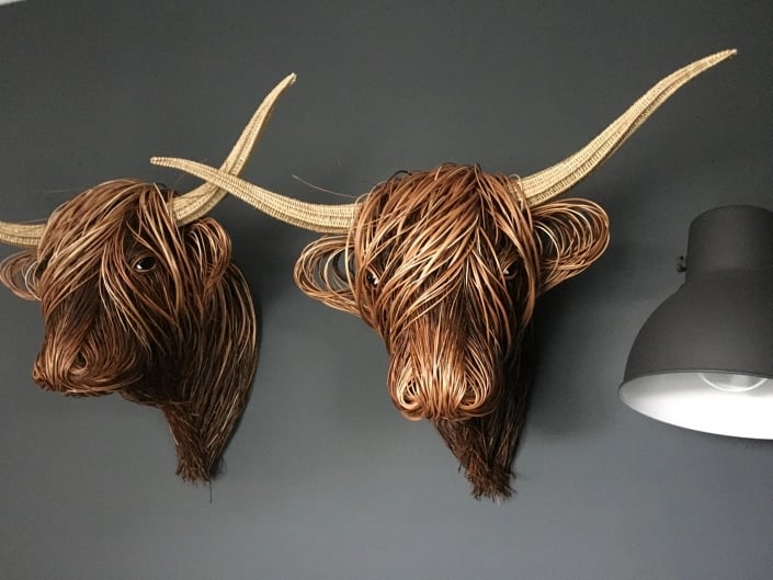 Woven Willow Highland Cow-💖Father's Day Sale💖