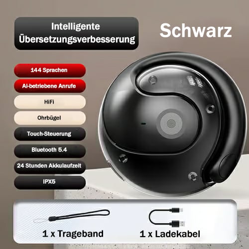 🔥Letzter Tag 50% RABATT-Übersetzungs-Wireless OWS Bluetooth 5,4 Kopfhörer (Kompatibel mit iOS & Android)