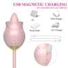 New Rose Toy Warming G-spot Tongue Licking Vibrator