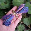 💜🦋AURA TOURMALINE KYANITE DRAGONFLY