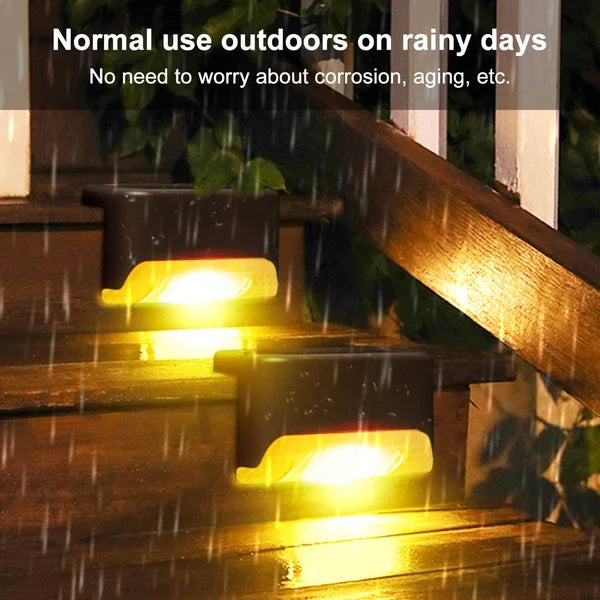 🔥Last Day Promotion 50% OFF🔥LED Solar Lamp Path Staircase Outdoor Waterproof Wall Light🔥BUY MORE SAVE MORE