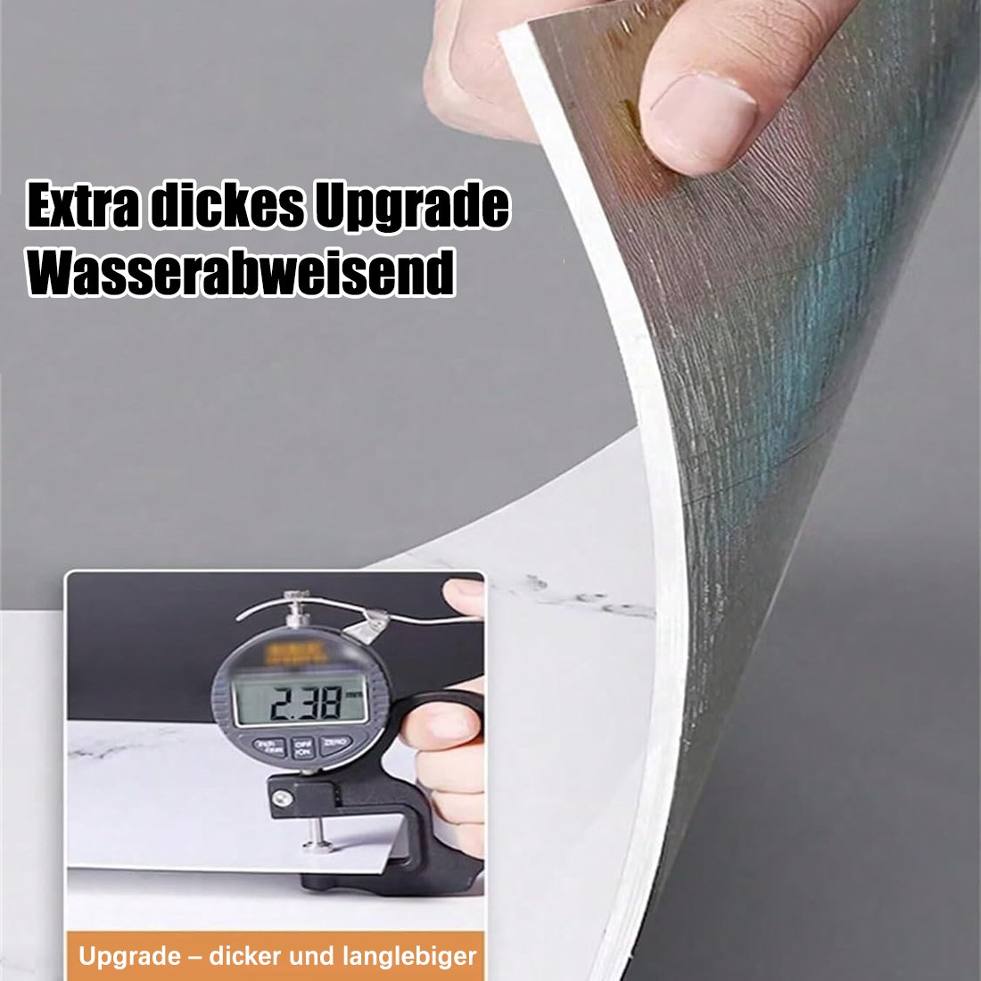 🔥10 Stück Marmor-Wandpaneele zum Abziehen und Aufkleben, wasserfest(Sie können es selbst zusammenbauen! )