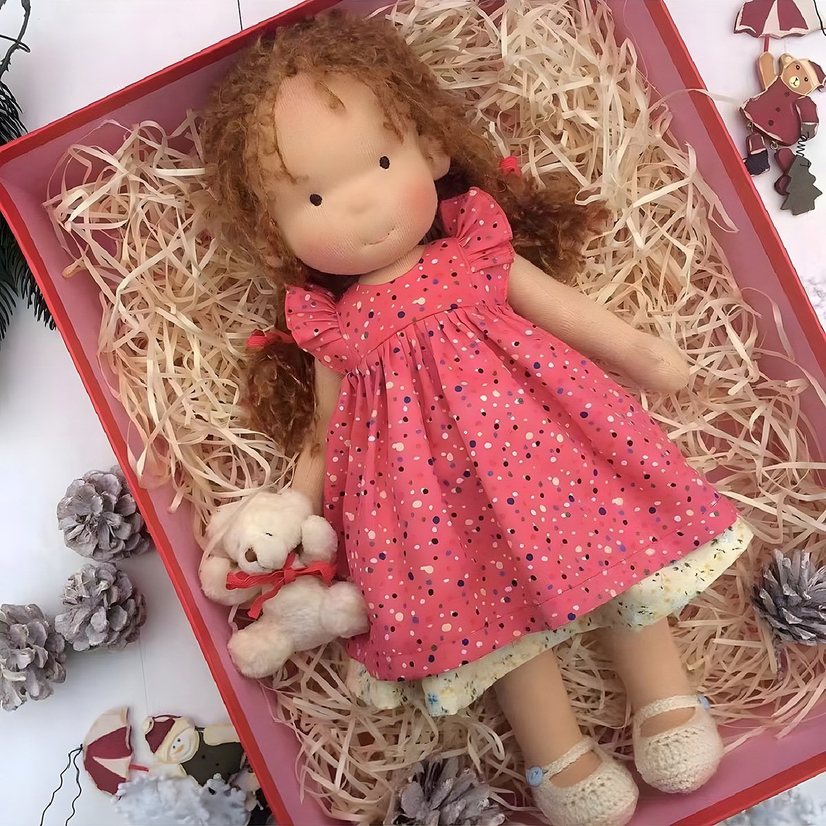 🎄Early Christmas Sale - 49% OFF-👧Handmade Waldorf Doll