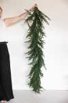 ✨Natural Christmas Greenery - Real Touch Norfolk Pine Garland