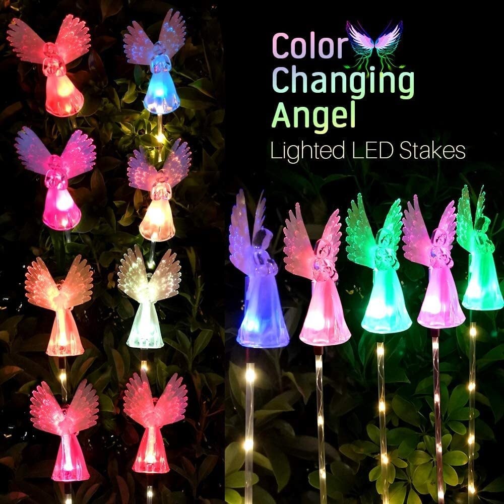 🔥Last Day 49% OFF- Memorial Gifts Solar-Powered Angel Lights