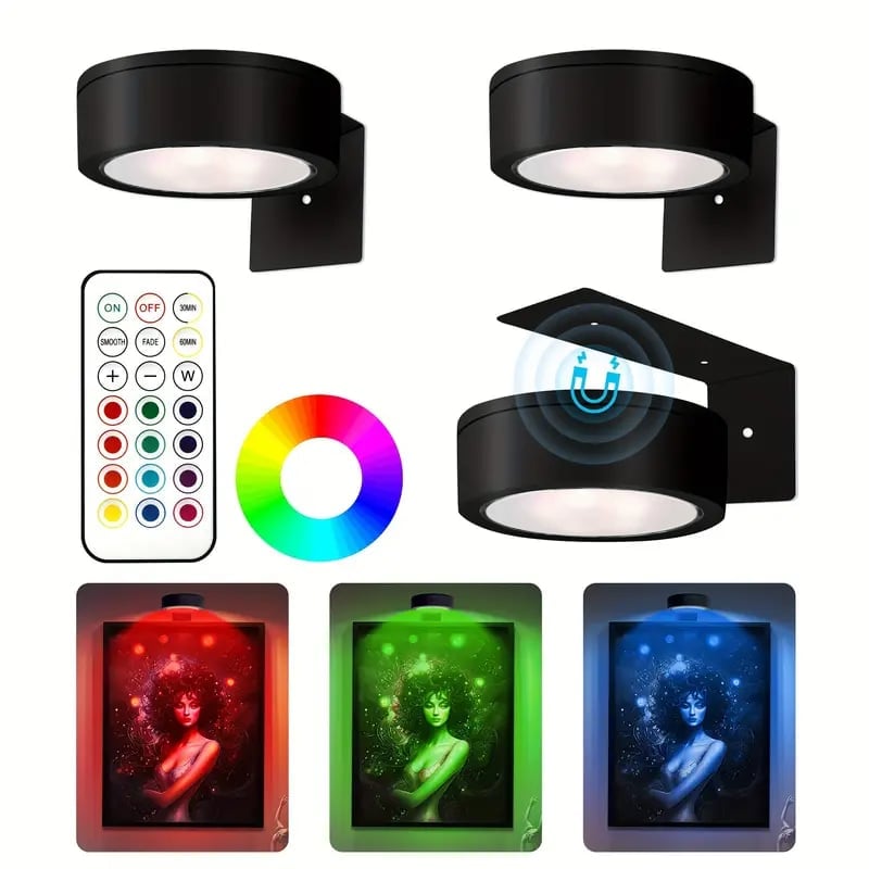 🎁TikTok Last Day Sale - 70% OFF🔥Magnetic Painting Light with 13 Lighting Modes